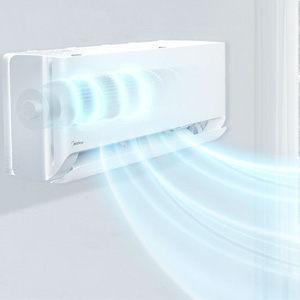 Инверторен климатик Midea Breezeless E CB1-09HRFN8-I(B)